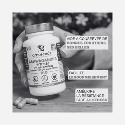 Gélules Ashwagandha Withania KSM-66™ Bio 🌿